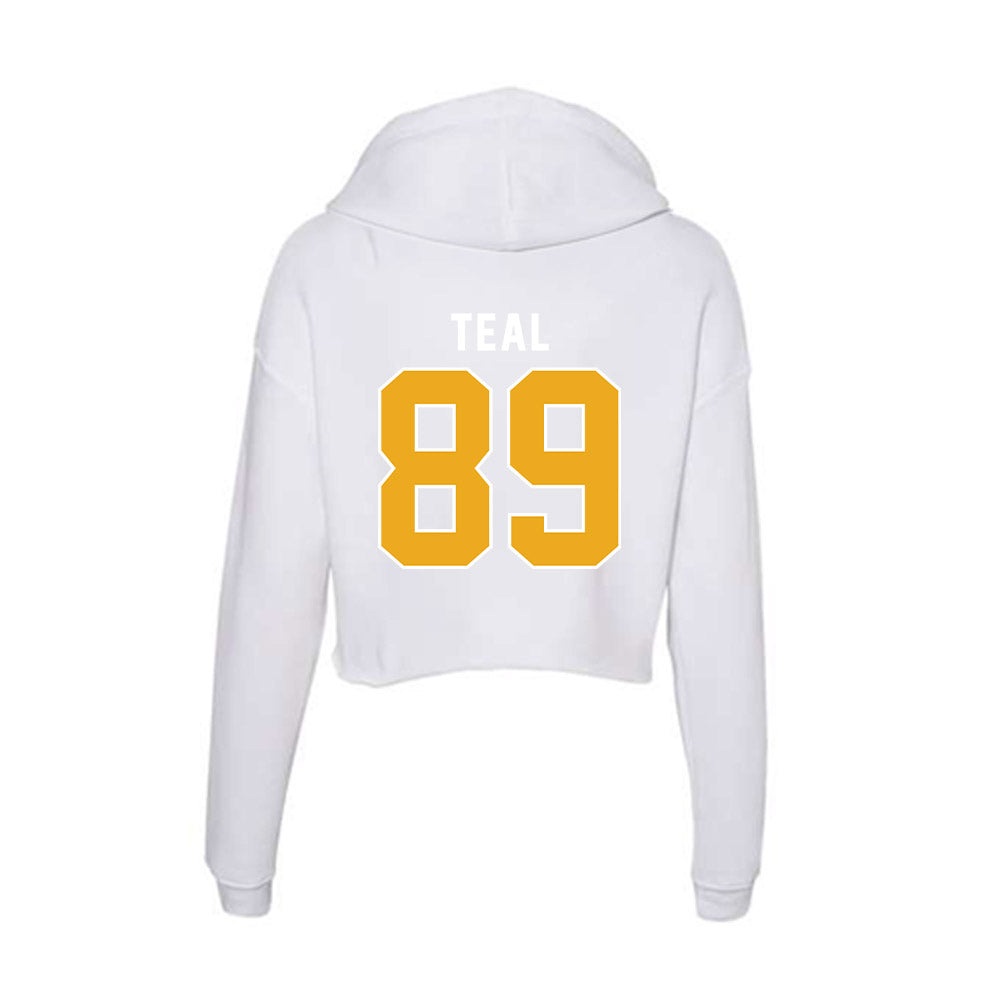 UTC - NCAA Football : Hunter Teal - Women's Crop Fleece Hoodie-1