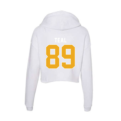 UTC - NCAA Football : Hunter Teal - Women's Crop Fleece Hoodie-1