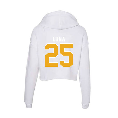 UTC - NCAA Wrestling : Bryce Luna - Women's Crop Fleece Hoodie-1
