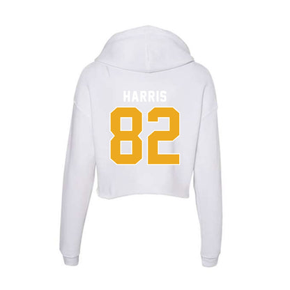 UTC - NCAA Football : KaJuan Harris - Women's Crop Fleece Hoodie-1