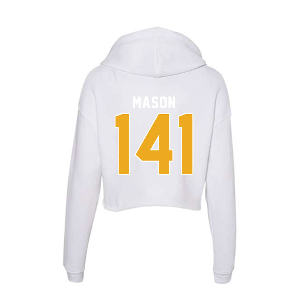 UTC - NCAA Wrestling : Hunter Mason - Women's Crop Fleece Hoodie-1