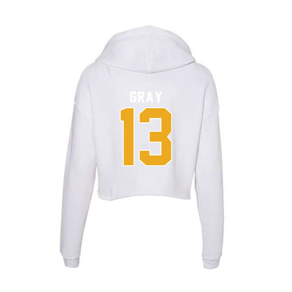 UTC - NCAA Football : Hudson Gray - Women's Crop Fleece Hoodie-1