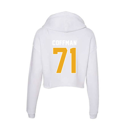UTC - NCAA Football : Connor Coffman - Women's Crop Fleece Hoodie-1
