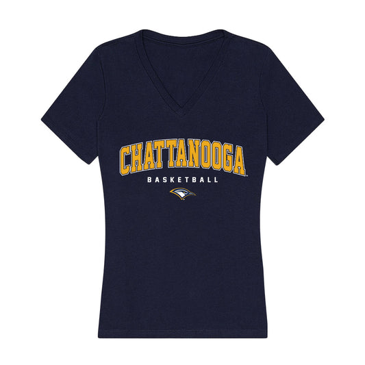 UTC - NCAA Men's Basketball : Parker Robison - Women's V-Neck T-Shirt-0