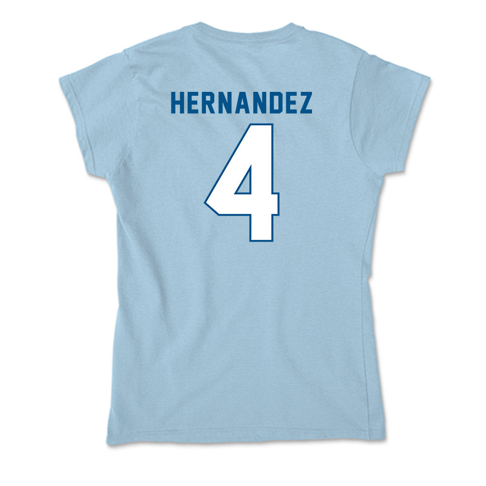 SSU - NCAA Women's Volleyball : emily hernandez - Soft Style Women’s T-Shirt-1