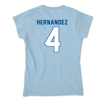 SSU - NCAA Women's Volleyball : emily hernandez - Soft Style Women’s T-Shirt-1