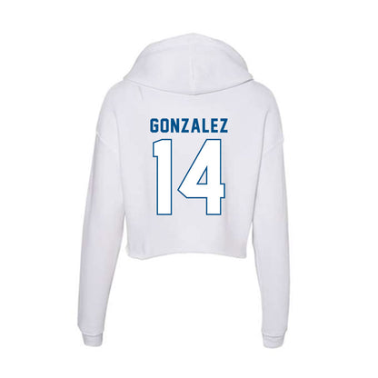 SSU - NCAA Men's Soccer : Oliver Gonzalez - Women's Crop Fleece Hoodie-1