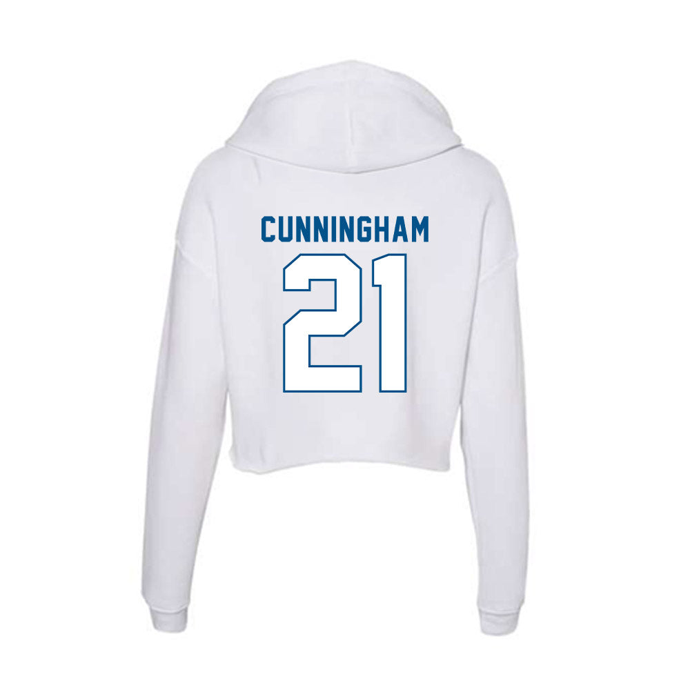 SSU - NCAA Men's Soccer : Jvon Cunningham - Women's Crop Fleece Hoodie-1