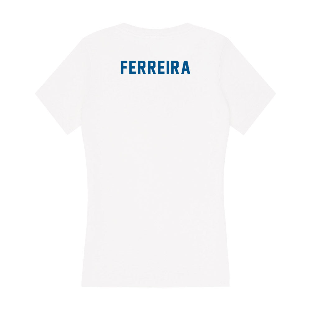 SSU - NCAA Women's Track & Field : Ava Ferreira - Women's V-Neck T-Shirt-1