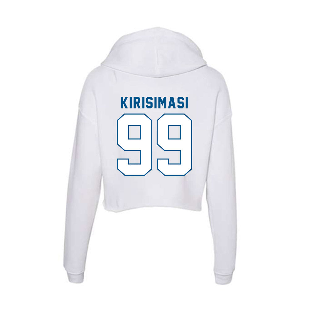 SSU - NCAA Women's Soccer : Ayana Kirisimasi - Women's Crop Fleece Hoodie-1