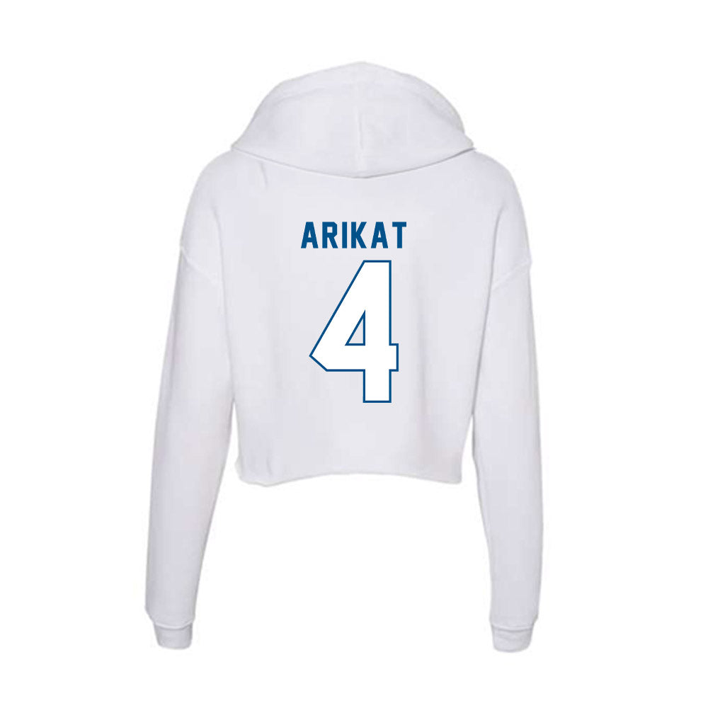 SSU - NCAA Women's Basketball : Sheriene Arikat - Women's Crop Fleece Hoodie-1