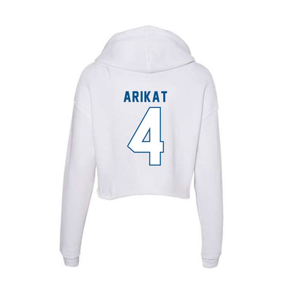 SSU - NCAA Women's Basketball : Sheriene Arikat - Women's Crop Fleece Hoodie-1