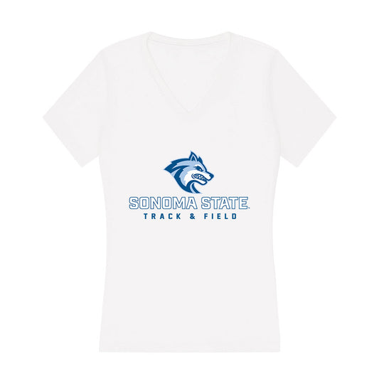 SSU - NCAA Women's Track & Field : Tesa Liufau - Women's V-Neck T-Shirt-0