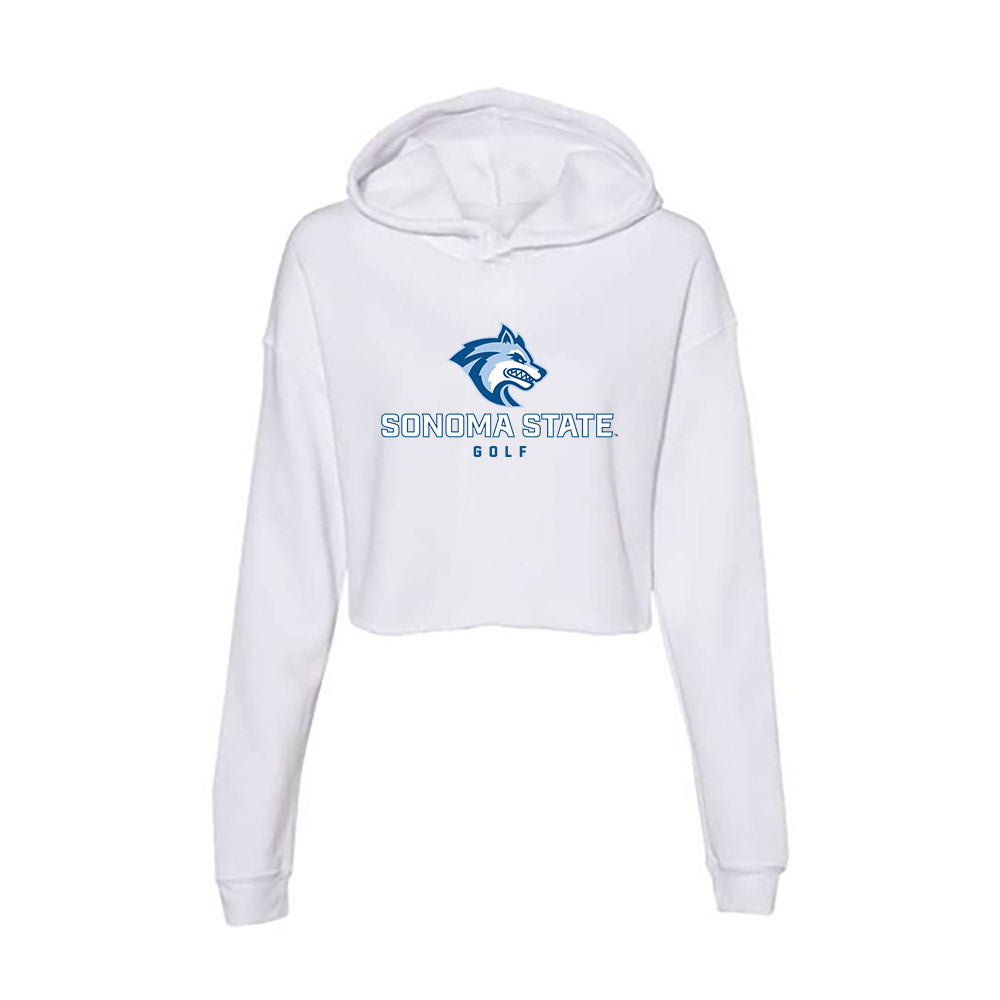 SSU - NCAA Women's Golf : Rilee Crosby - Women's Crop Fleece Hoodie-0