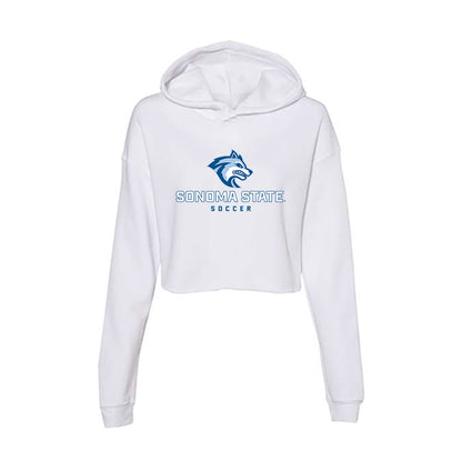 SSU - NCAA Men's Soccer : Oliver Gonzalez - Women's Crop Fleece Hoodie-0