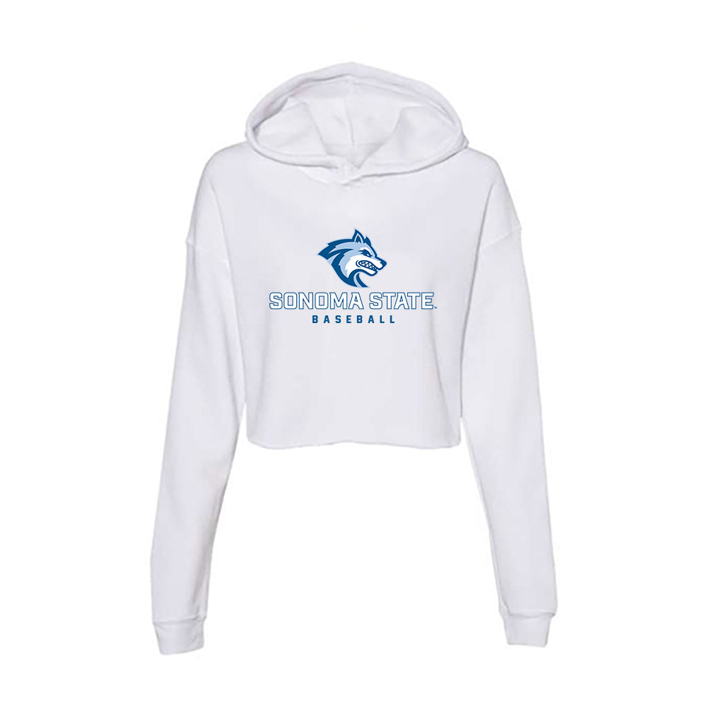 SSU - NCAA Baseball : Jesse Moore - Women's Crop Fleece Hoodie-0