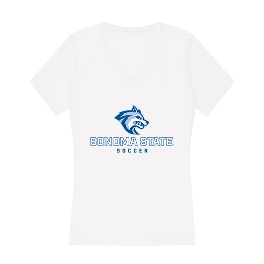 SSU - NCAA Women's Soccer : Kayleigh Acree - Women's V-Neck T-Shirt-0