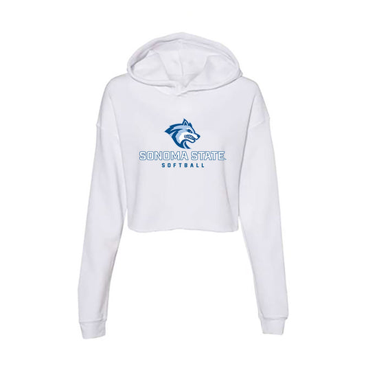 SSU - NCAA Softball : Daniela Luden - Women's Crop Fleece Hoodie-0