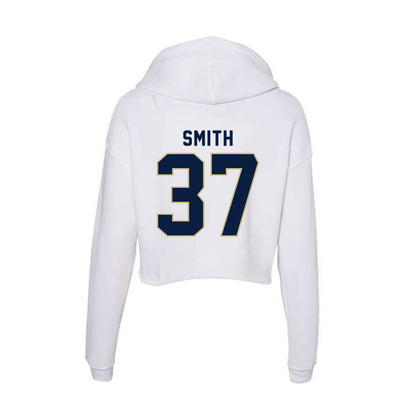 Akron - NCAA Football : Garrison Smith - Women's Crop Fleece Hoodie-1