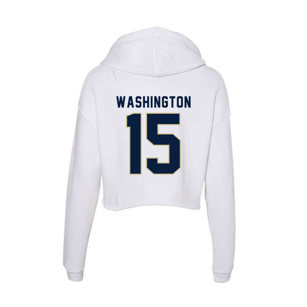 Akron - NCAA Women's Volleyball : Vanessa Washington - Women's Crop Fleece Hoodie-1
