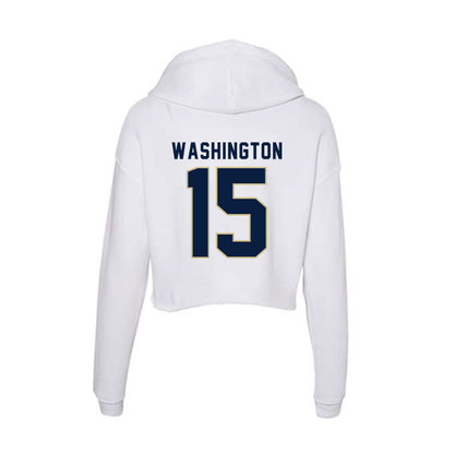 Akron - NCAA Women's Volleyball : Vanessa Washington - Women's Crop Fleece Hoodie-1