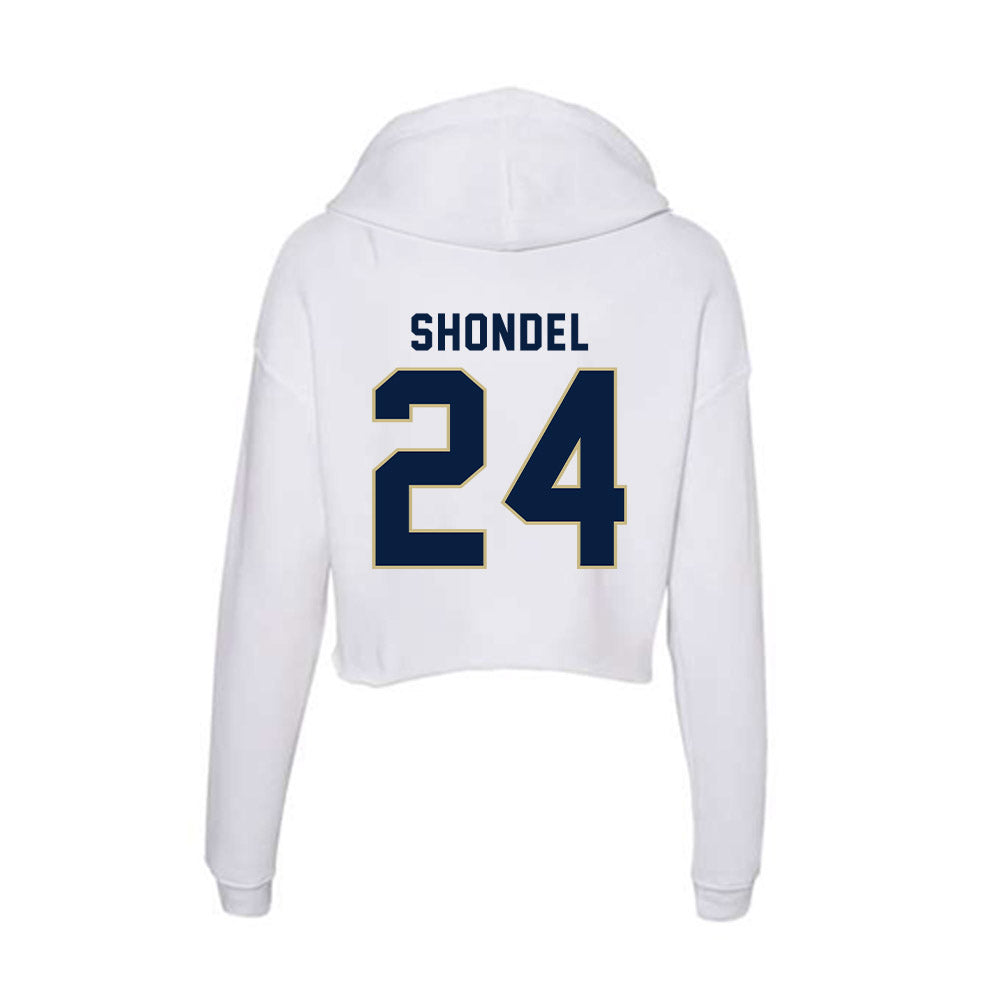 Akron - NCAA Women's Soccer : Grace Shondel - Women's Crop Fleece Hoodie-1