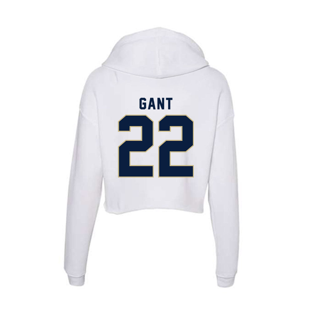 Akron - NCAA Football : Jordan Gant - Women's Crop Fleece Hoodie-1