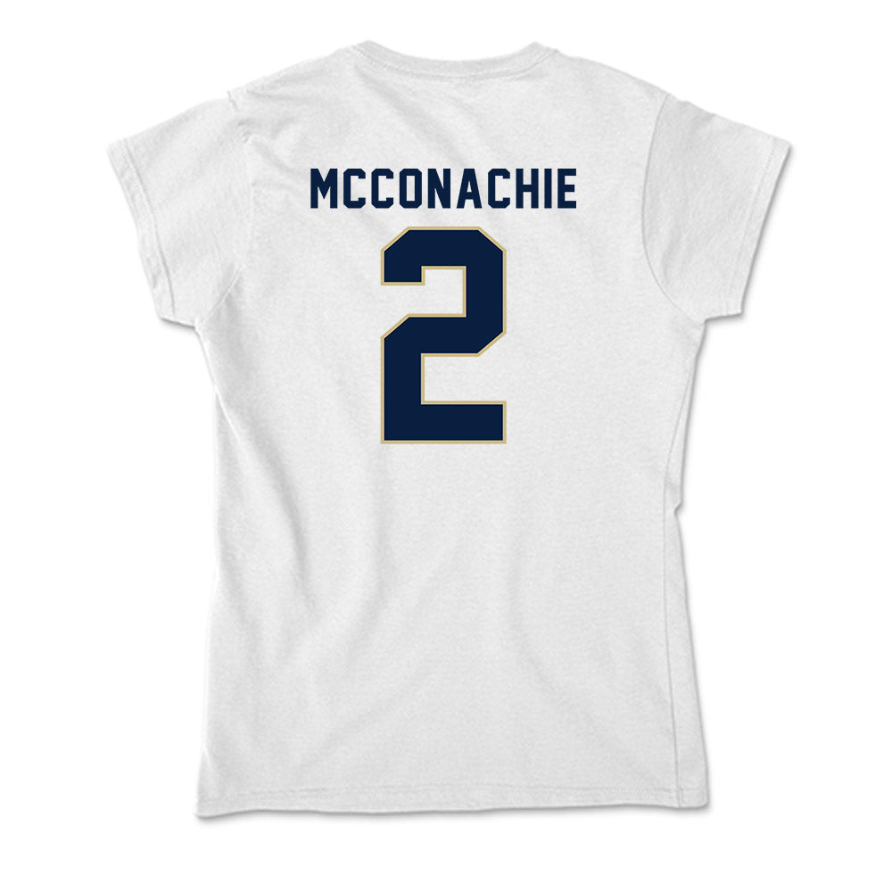Akron - NCAA Baseball : Kyle McConachie - Soft Style Women’s T-Shirt-1