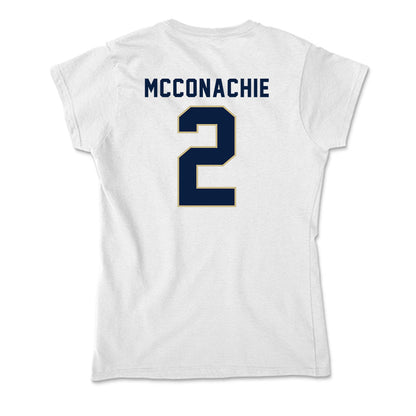 Akron - NCAA Baseball : Kyle McConachie - Soft Style Women’s T-Shirt-1