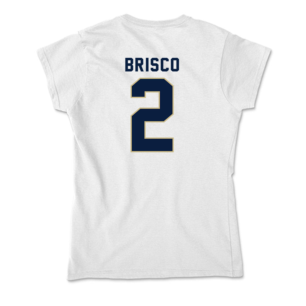 Akron - NCAA Men's Basketball : Rich Brisco - Soft Style Women’s T-Shirt-1