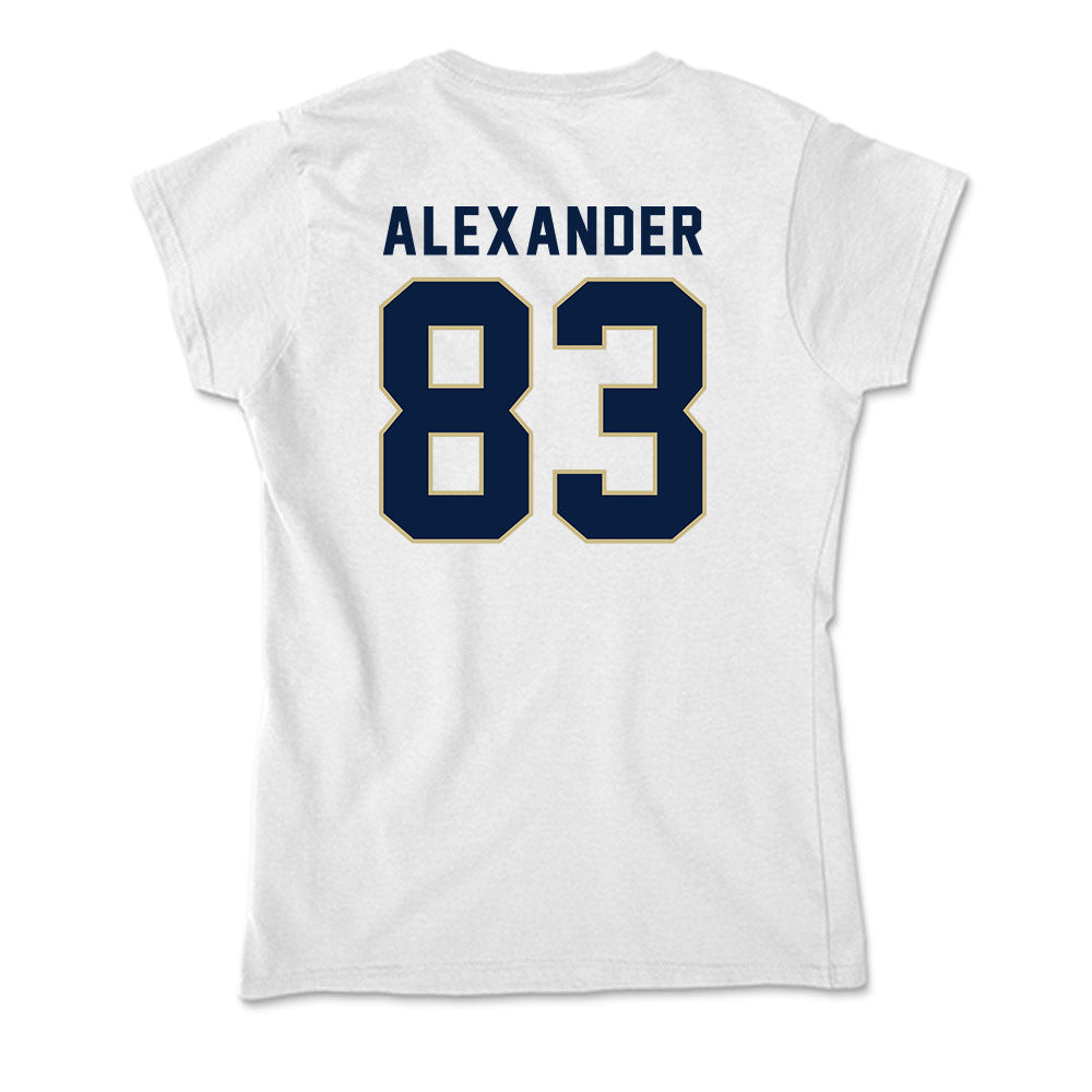 Akron - NCAA Football : Elijah Alexander - Soft Style Women’s T-Shirt-1