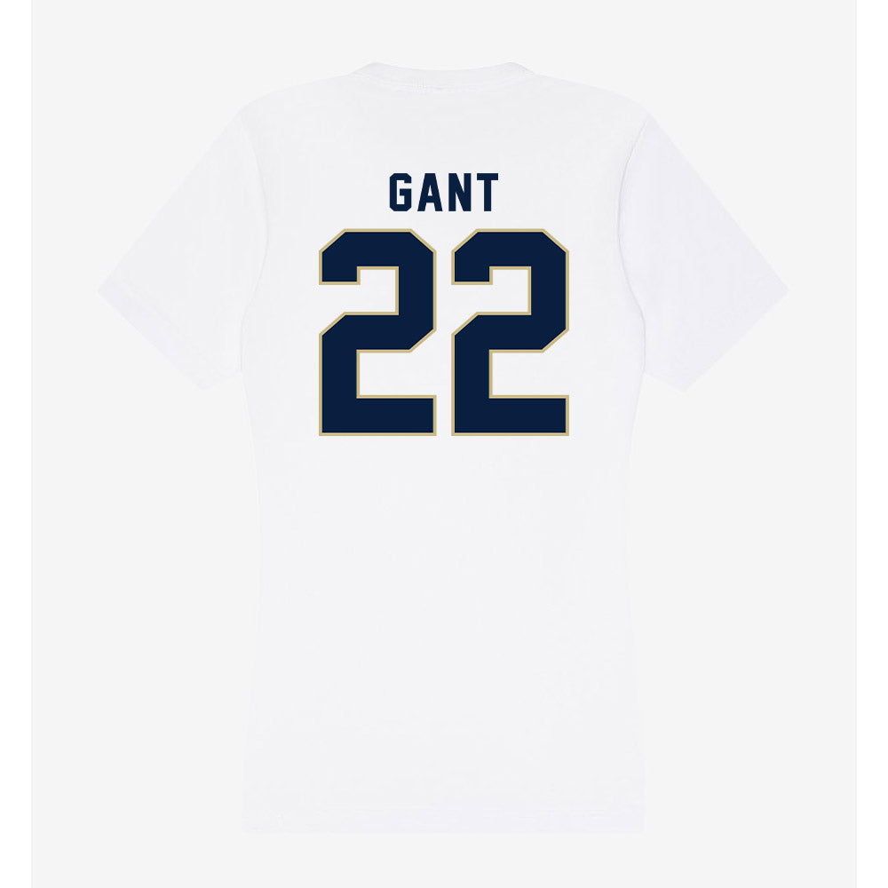 Akron - NCAA Football : Jordan Gant - Women's V-Neck T-Shirt-1