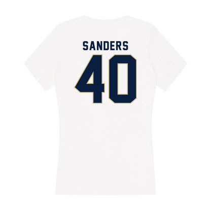 Akron - NCAA Women's Lacrosse : Hannah Sanders - Women's V-Neck T-Shirt-1