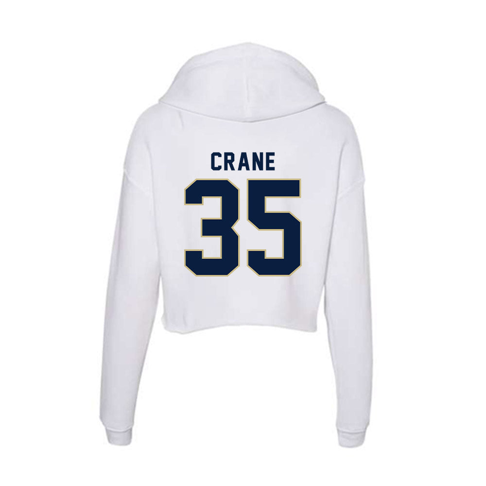 Akron - NCAA Men's Soccer : Gavin Crane - Women's Crop Fleece Hoodie-1