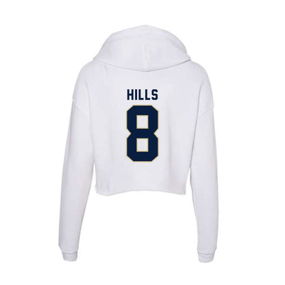 Akron - NCAA Football : Brandon Hills - Women's Crop Fleece Hoodie-1