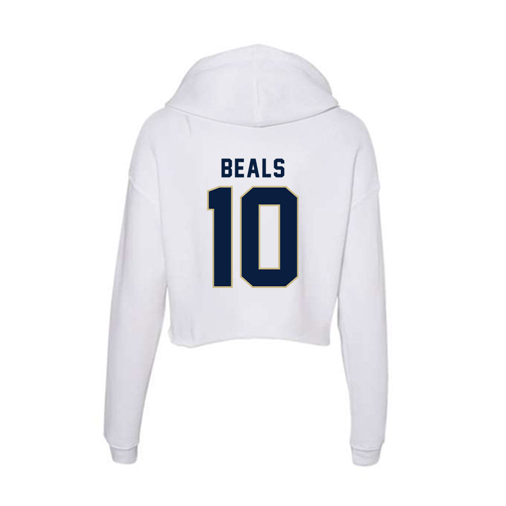 Akron - NCAA Football : Semaj Beals - Women's Crop Fleece Hoodie-1