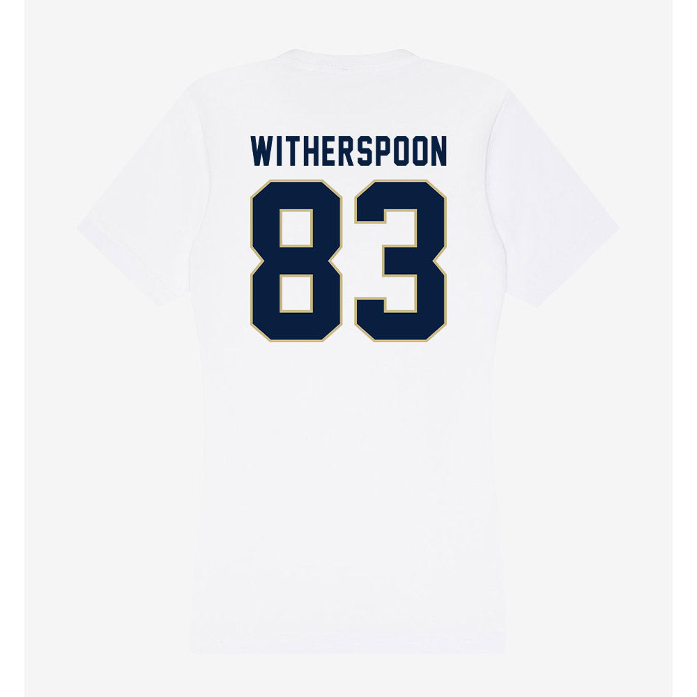 Akron - NCAA Football : Khalil Witherspoon - Women's V-Neck T-Shirt-1