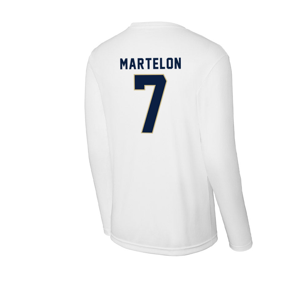 Akron - NCAA Women's Lacrosse : Olivia Martelon - Activewear Long Sleeve T-Shirt-1