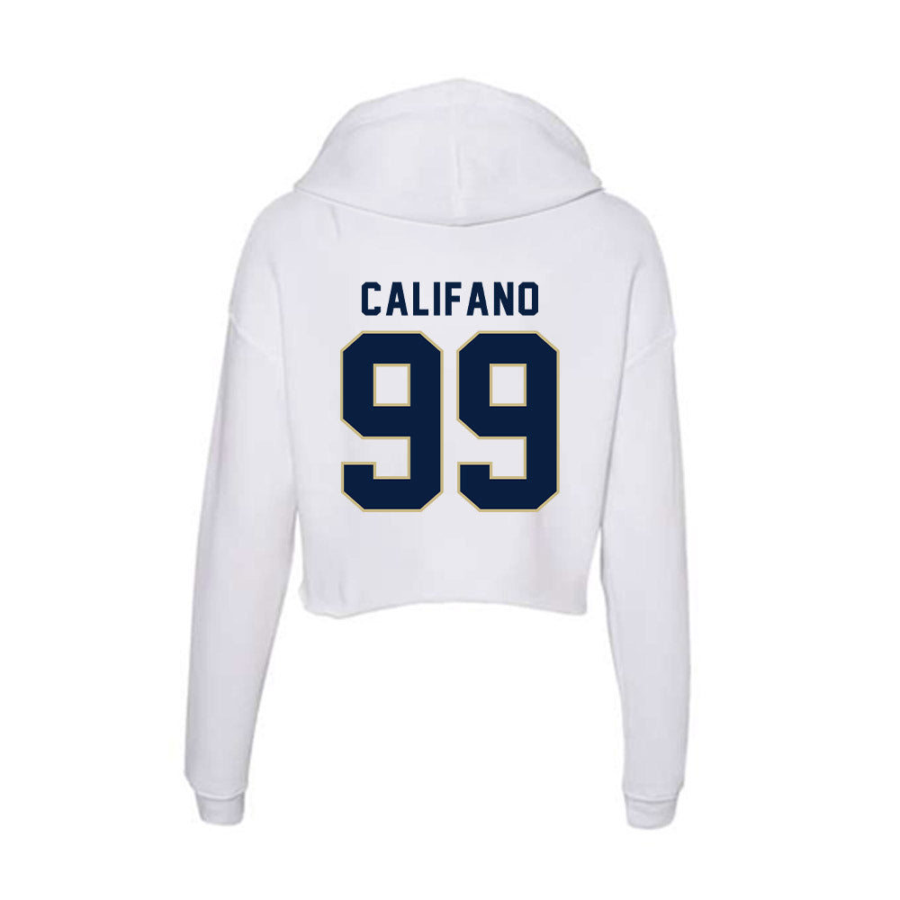 Akron - NCAA Women's Lacrosse : Adrianna Califano - Women's Crop Fleece Hoodie-1
