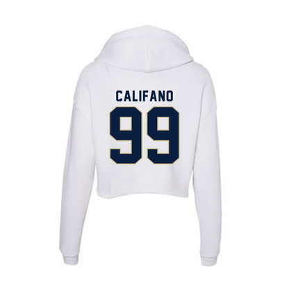 Akron - NCAA Women's Lacrosse : Adrianna Califano - Women's Crop Fleece Hoodie-1