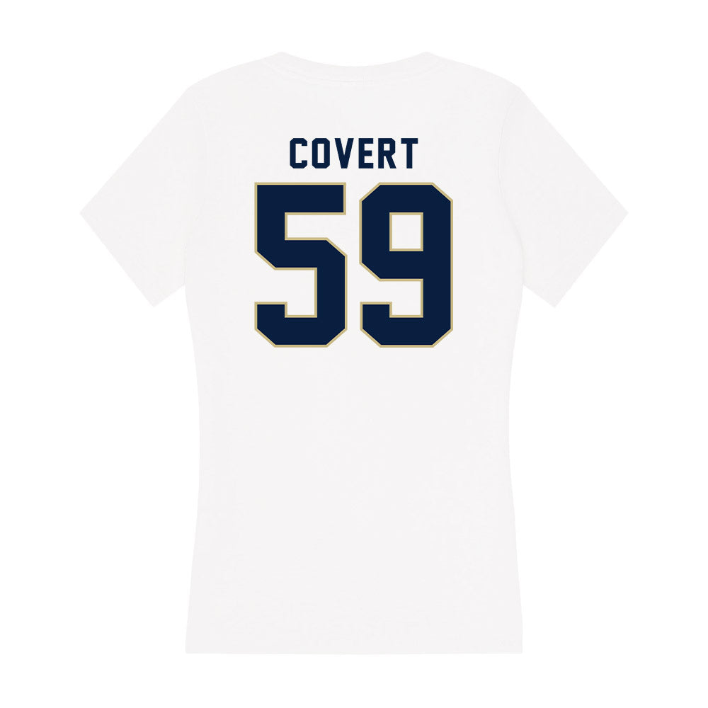 Akron - NCAA Football : Nathan Covert - Women's V-Neck T-Shirt-1