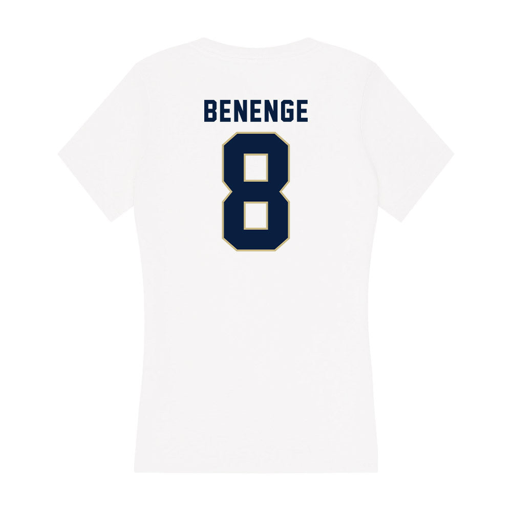 Akron - NCAA Football : Richard Benenge - Women's V-Neck T-Shirt-1