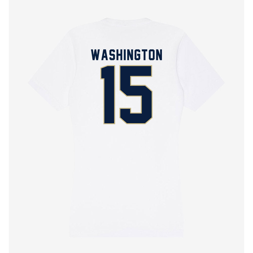 Akron - NCAA Women's Volleyball : Vanessa Washington - Women's V-Neck T-Shirt-1