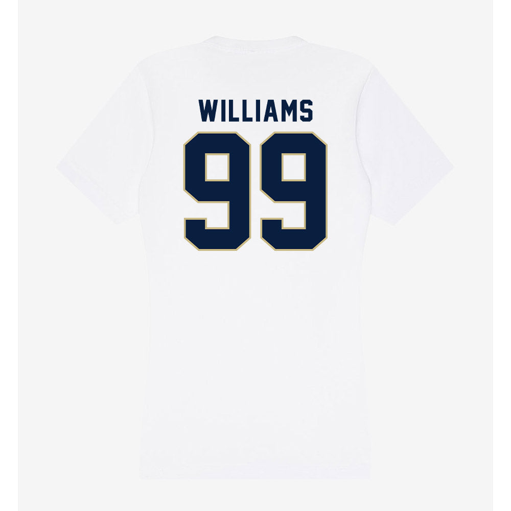 Akron - NCAA Football : Jalen Williams - Women's V-Neck T-Shirt-1