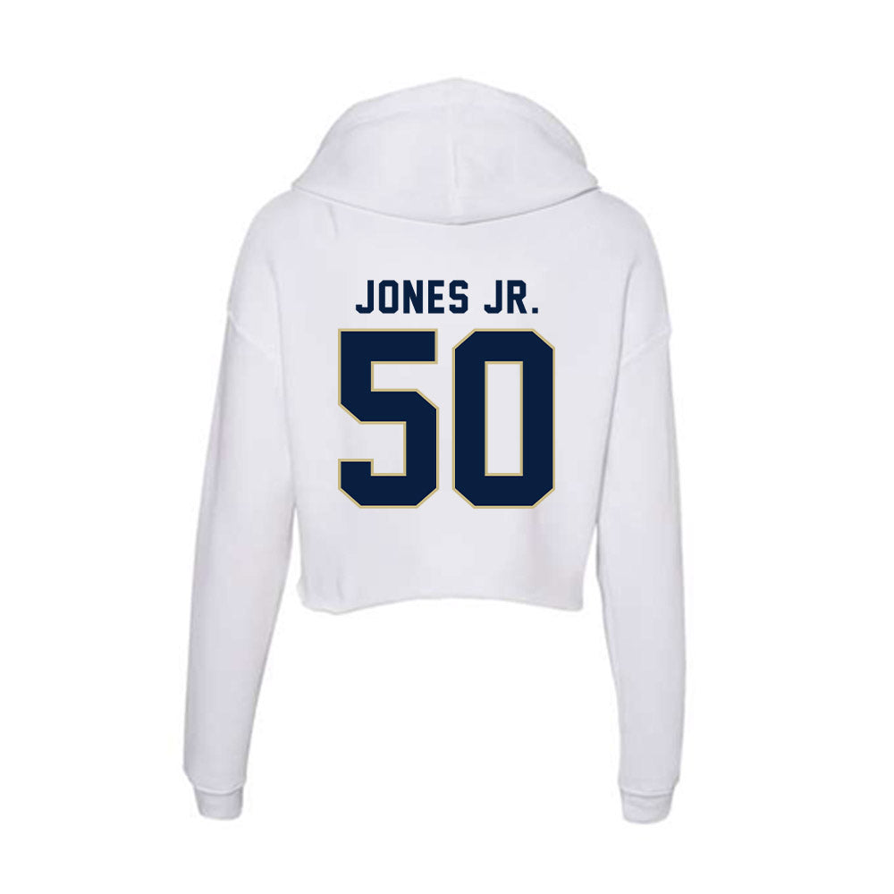 Akron - NCAA Football : Gregory Allen Jones JR. - Women's Crop Fleece Hoodie-1
