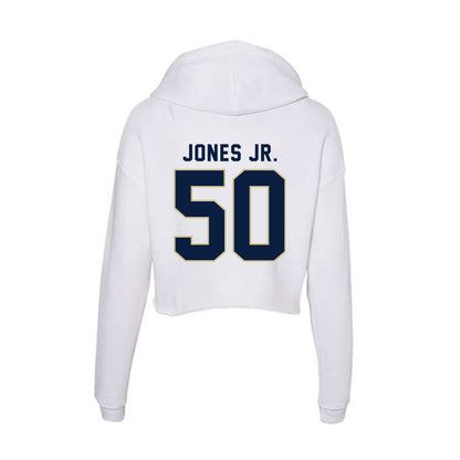 Akron - NCAA Football : Gregory Allen Jones JR. - Women's Crop Fleece Hoodie-1