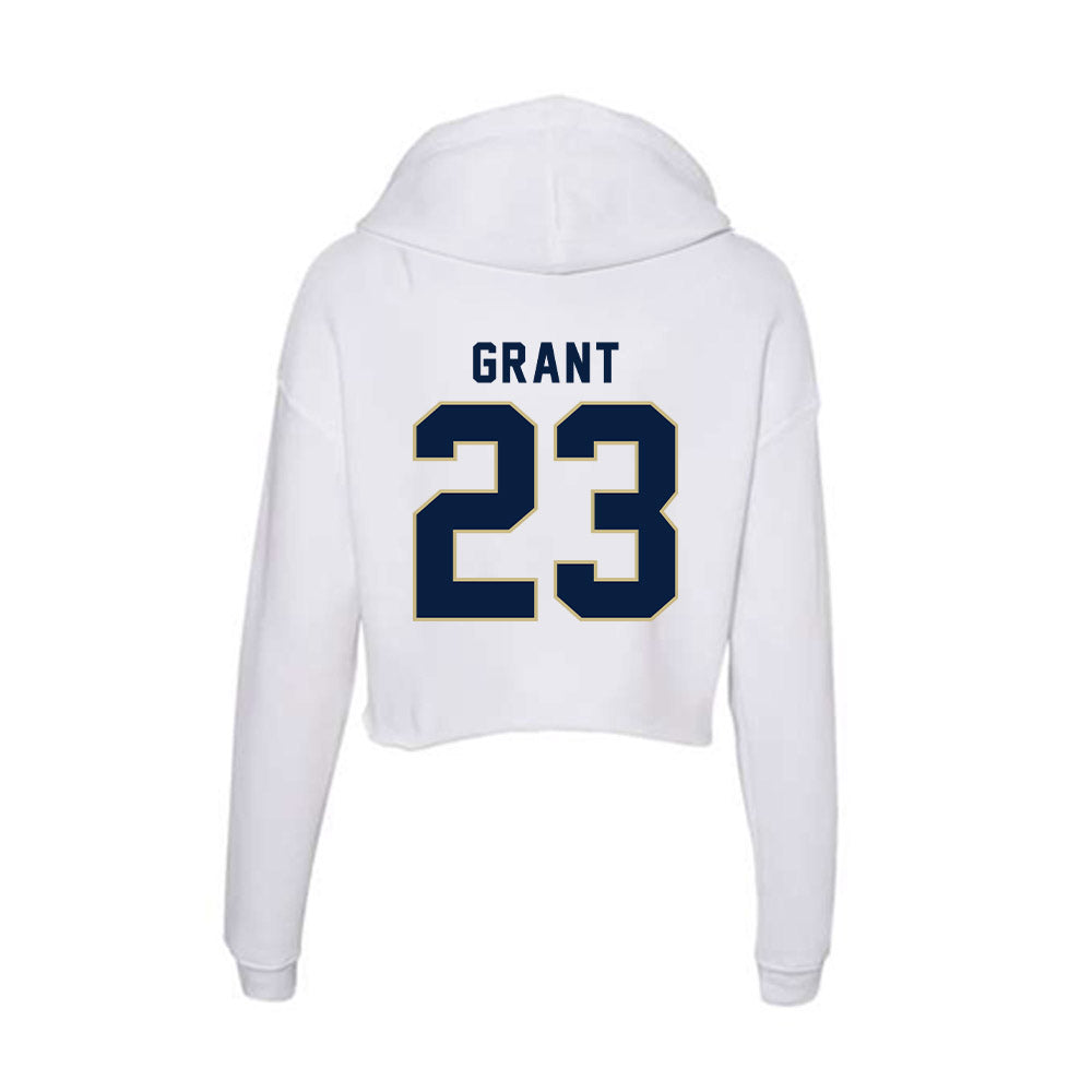 Akron - NCAA Women's Lacrosse : Kayli Grant - Women's Crop Fleece Hoodie-1