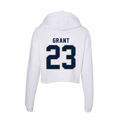 Akron - NCAA Women's Lacrosse : Kayli Grant - Women's Crop Fleece Hoodie-1