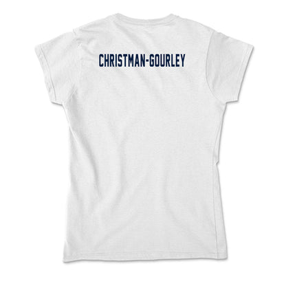 Akron - NCAA Football : Daxton Christman-Gourley - Soft Style Women’s T-Shirt-1
