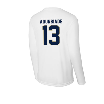 Akron - NCAA Men's Soccer : Remi Agunbiade - Activewear Long Sleeve T-Shirt-1